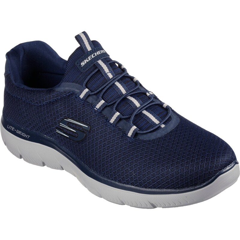 Skechers Muži Summits Shoes v Tmave Modrá, Velikost 44, Vegan