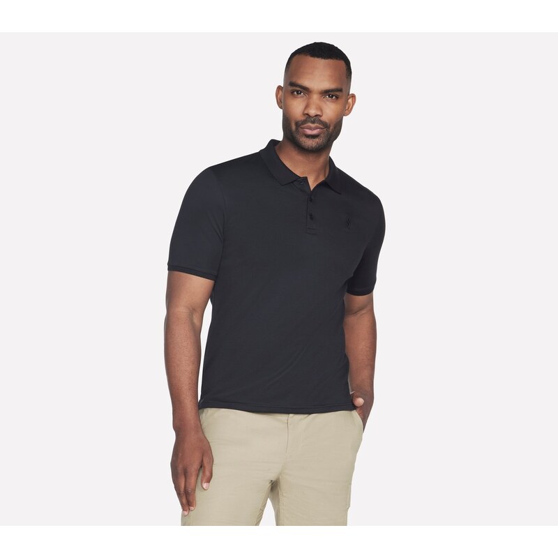 Skechers Muži Off Duty Polo v Černá, Velikost Malý