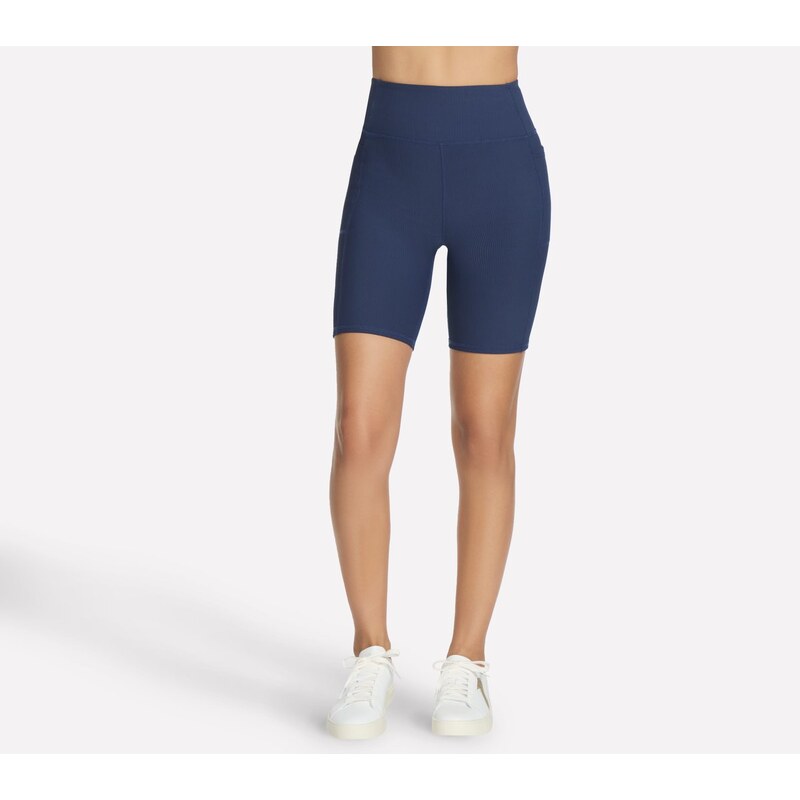 Skechers Ženy GO FLEX RIB High Waisted 8 Inch Bike Short v Tmave