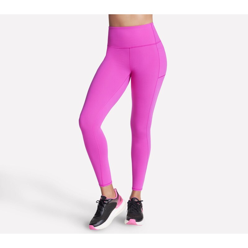 Skechers Ženy GO WALK High Waisted legíny v Ruzový/Fialová,