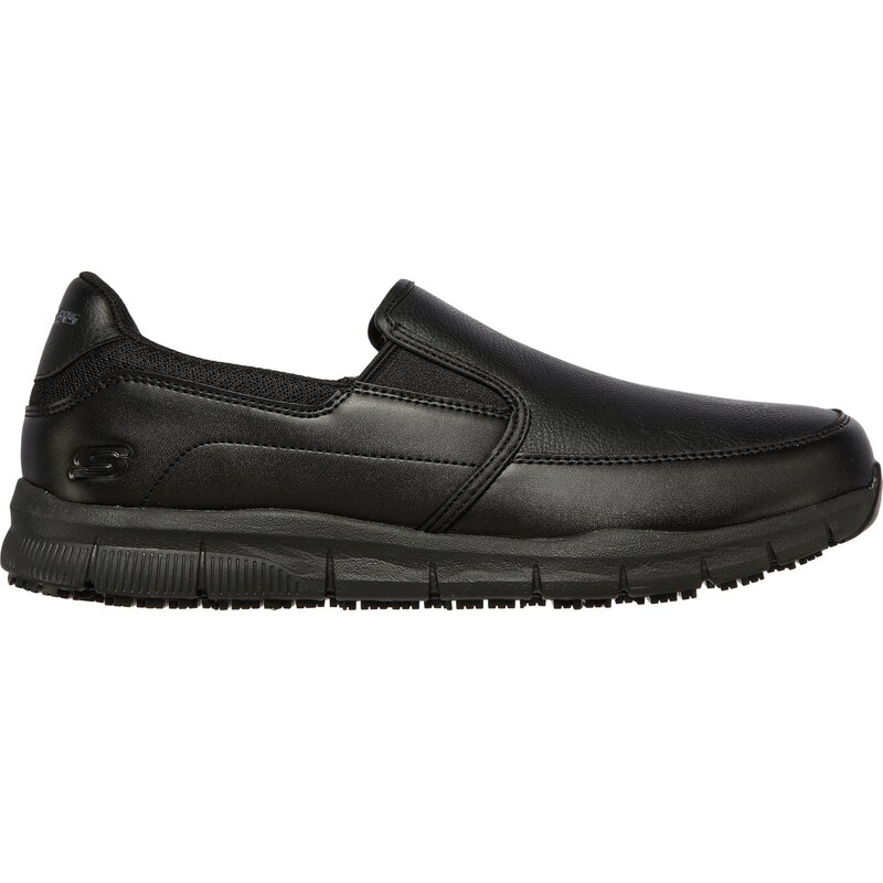 Skechers Muži Work Relaxed Fit: Nampa - Groton Shoes v Černá,