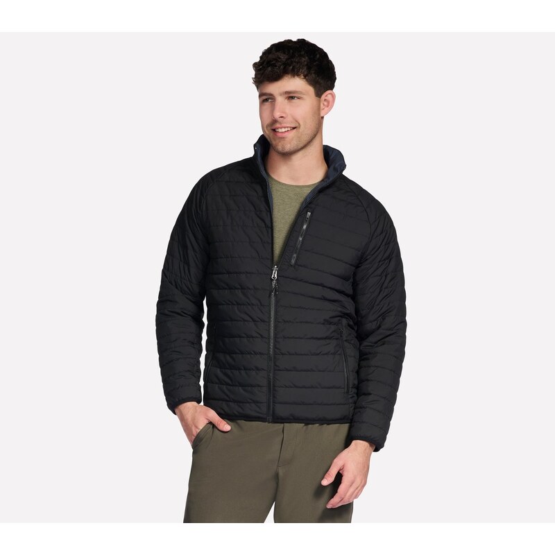 Skechers Muži GO SHIELD Cozy Fit Altitude Reversible bunda v