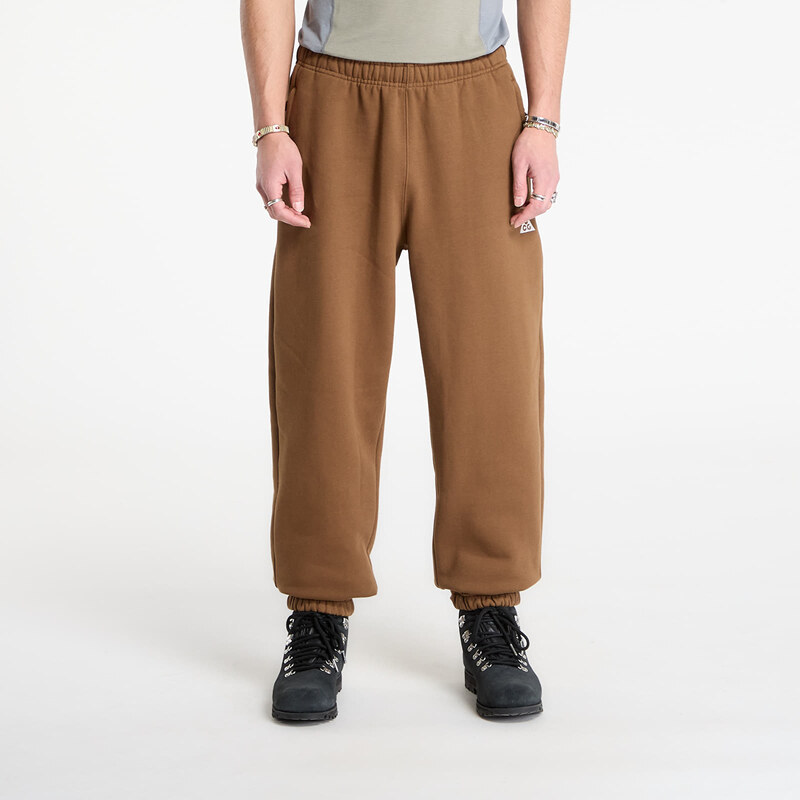 Tepláky Nike ACG Tuff Fleece Pants Mosswood Brown/ Summit White