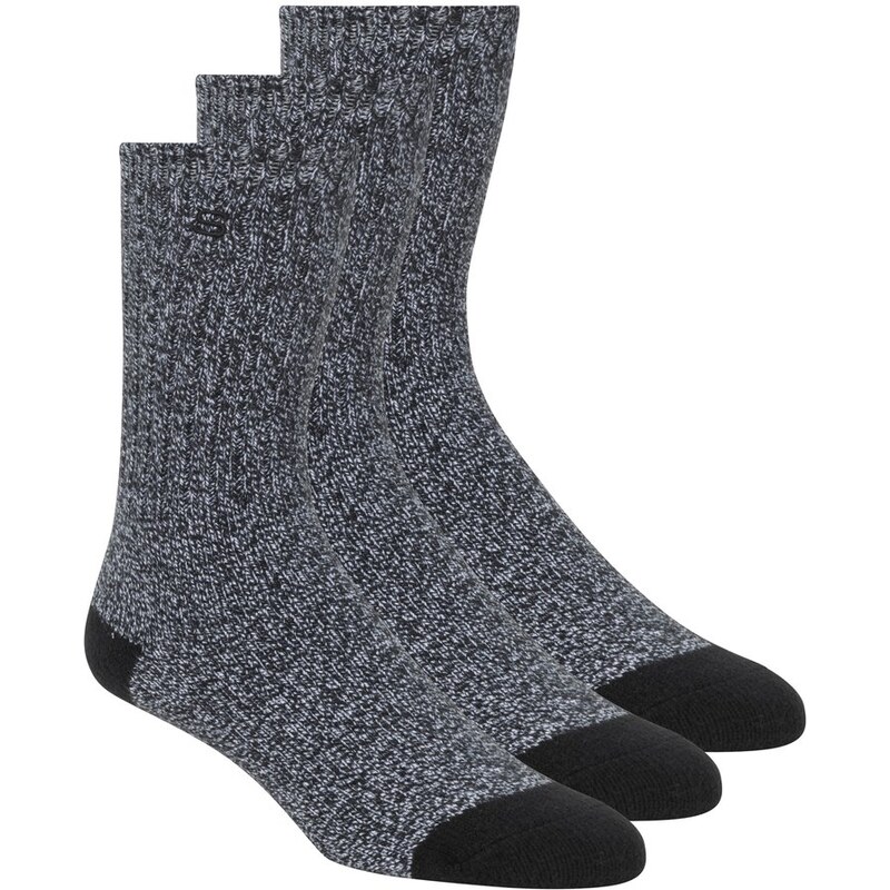 Skechers Ženy Super Soft Vysoké boty Crew ponožky - 3 Pack v