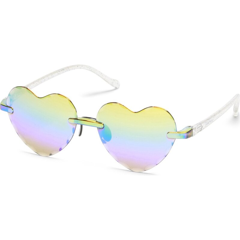 Skechers Dívky Rimless Hearts sluneční brýle