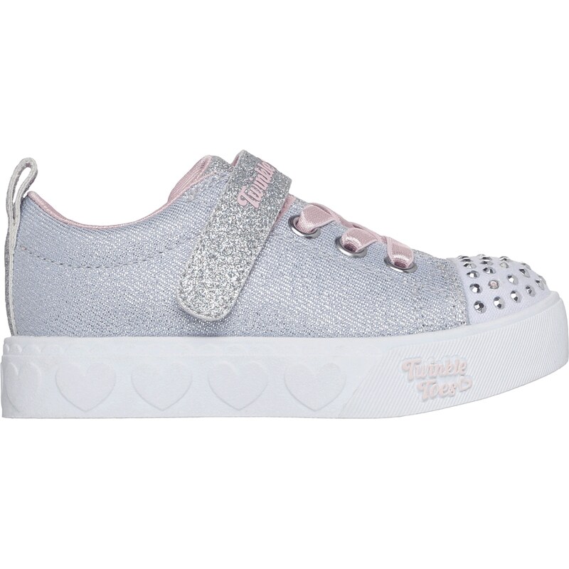 Skechers Dívky Twinkle Toes: Heart Steps - Shimmer Sweetie Shoes