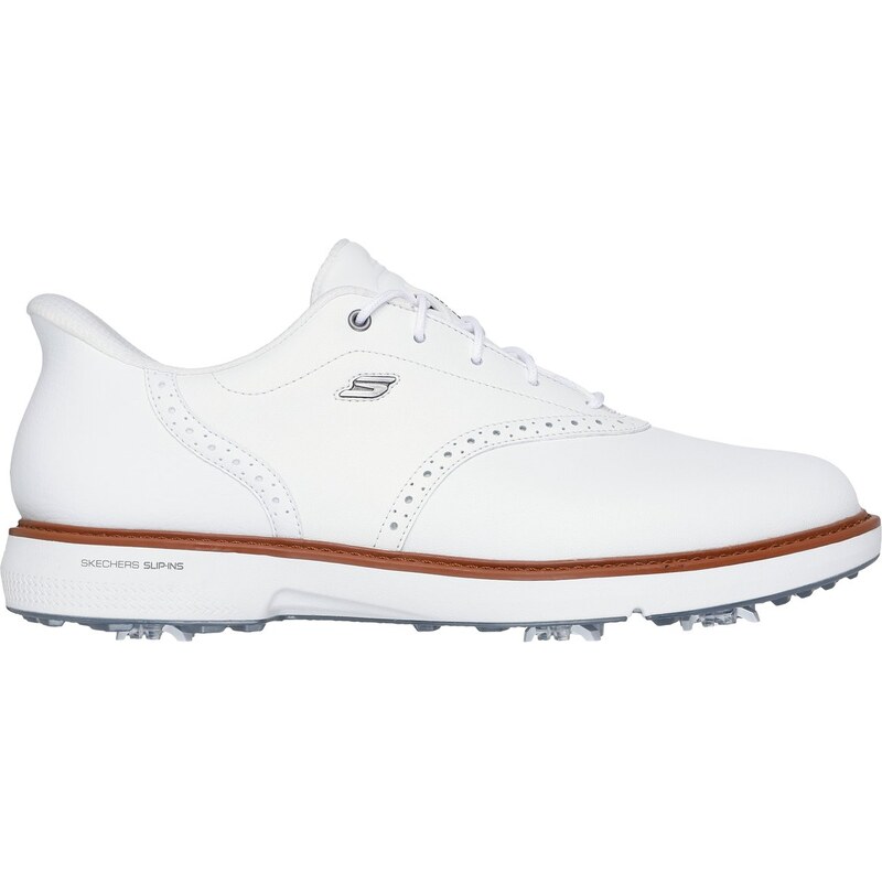 Skechers Muži Slip-ins Waterproof: GO GOLF Prestige Shoes v Bílý