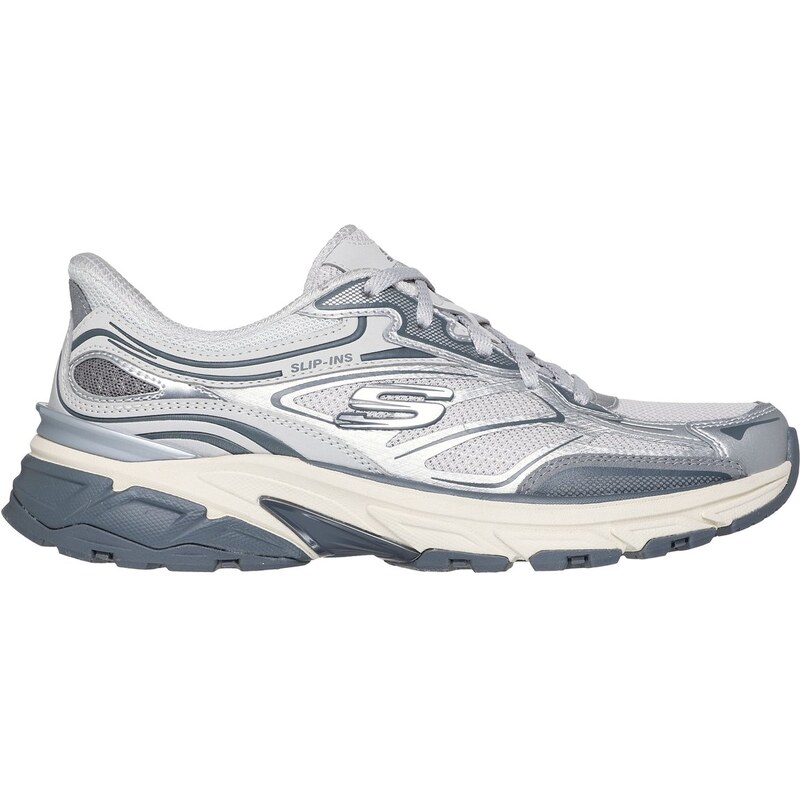 Skechers Ženy Slip-ins: Stamina Sport Shoes v Stříbrná, Velikost