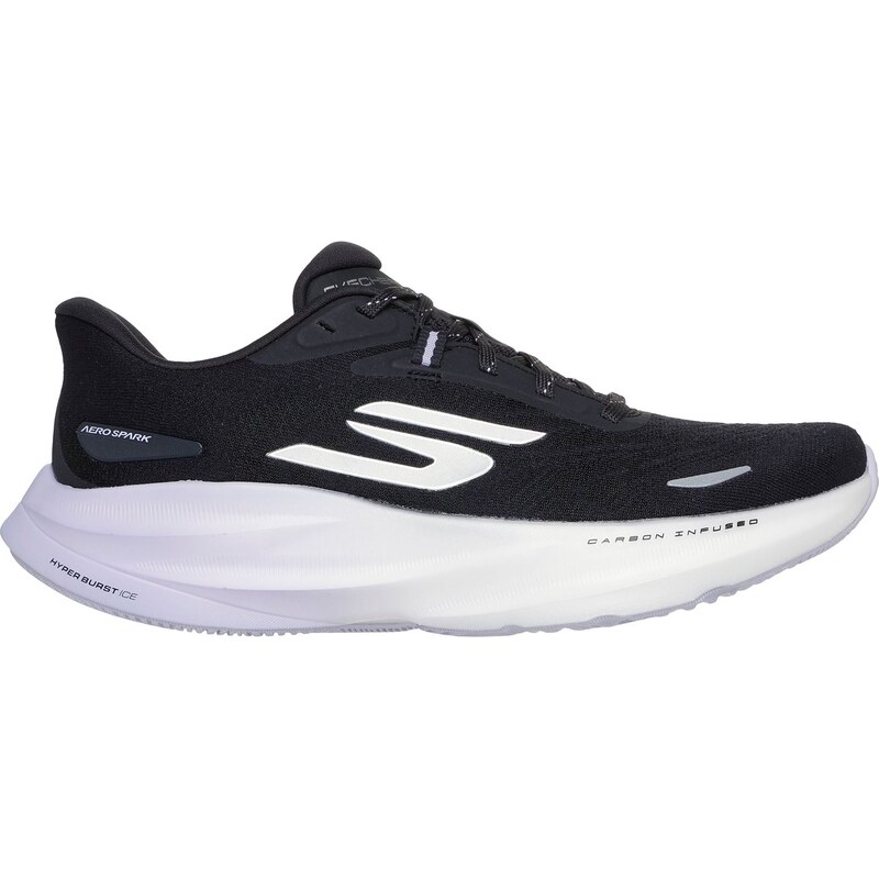 Skechers Ženy Aero Spark Shoes v Cerná/Fialový, Velikost 35,