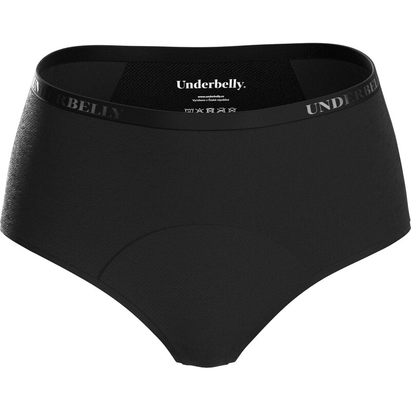 Menstruační kalhotky Underbelly Classi černé (CLASSI-CE-EM-3-MM)