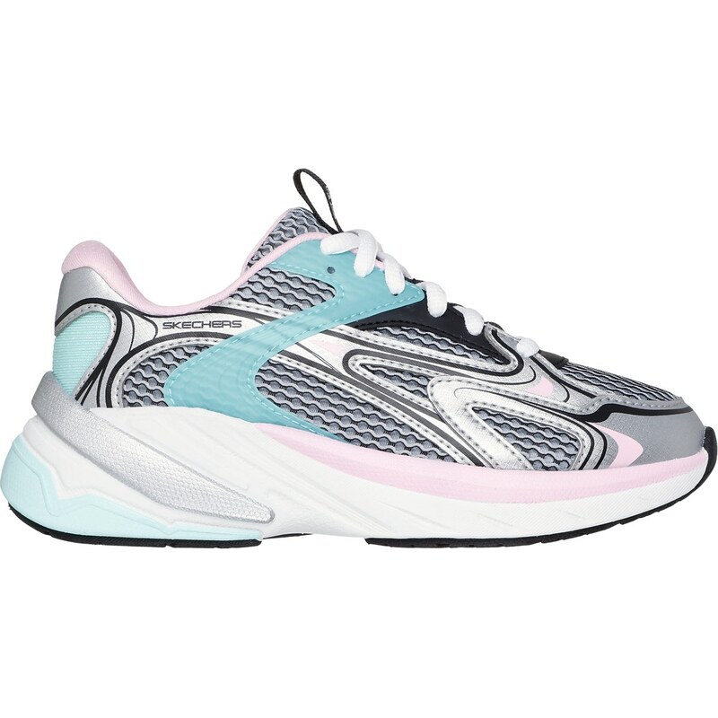 Skechers Dívky S2K Shoes v Stríbrná, Velikost 32, Pratelné v