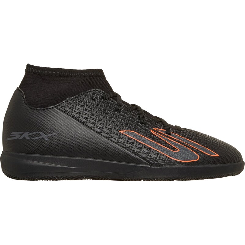 Skechers SKX_2 Jr High Youth IC Shoes v Černá/Oranžový, Velikost