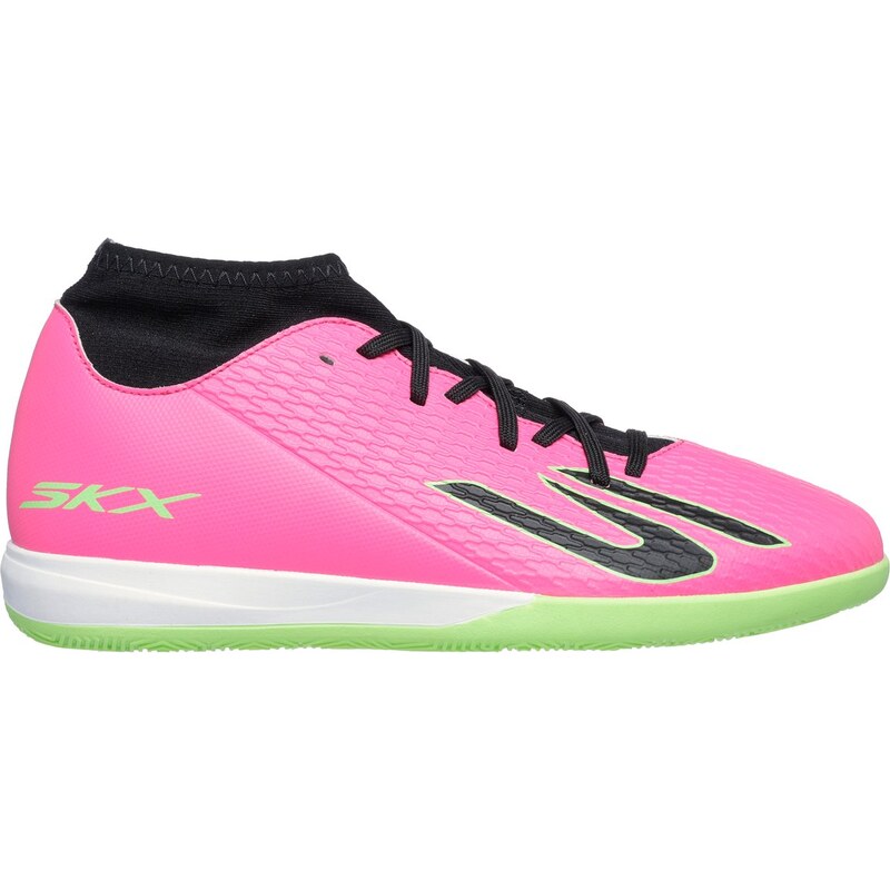 Skechers SKX_2 Jr High Youth IC Shoes v Růžový/Černá, Velikost