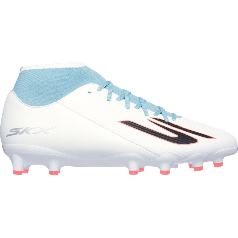 Skechers SKX_2 High Academy AG Shoes v Bílý/Zeleno Modrá Barva,