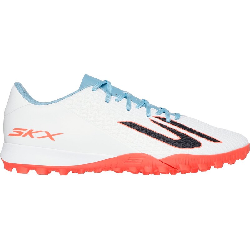 Skechers SKX_2 Club TF Shoes v Bílý/Zeleno Modrá Barva, Velikost