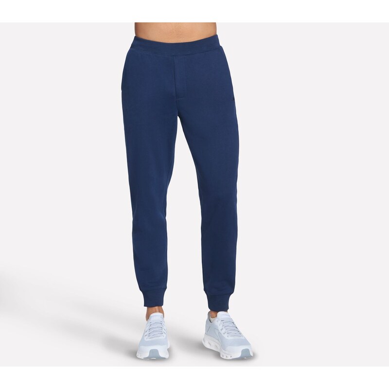 Skechers Muži Max Soft Fleece Jogger v Tmave Modrá, Velikost