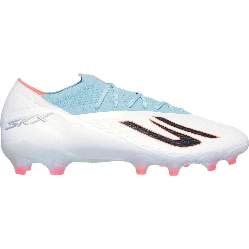 Skechers SKX_2 FG Shoes v Bílý/Zeleno Modrá Barva, Velikost 36,