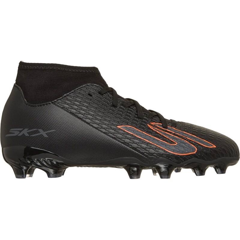 Skechers SKX_2 Jr High Youth MG Shoes v Černá/Oranžový, Velikost