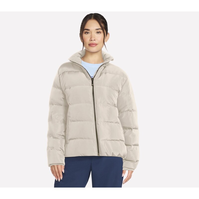 Skechers Ženy Cozy Fit Allure Down bunda v Přírodní Barva