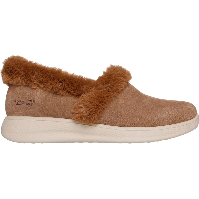 Skechers Ženy Slip-ins: Cozy Escape - Snowy Bliss Shoes v Kastanová, 110796844