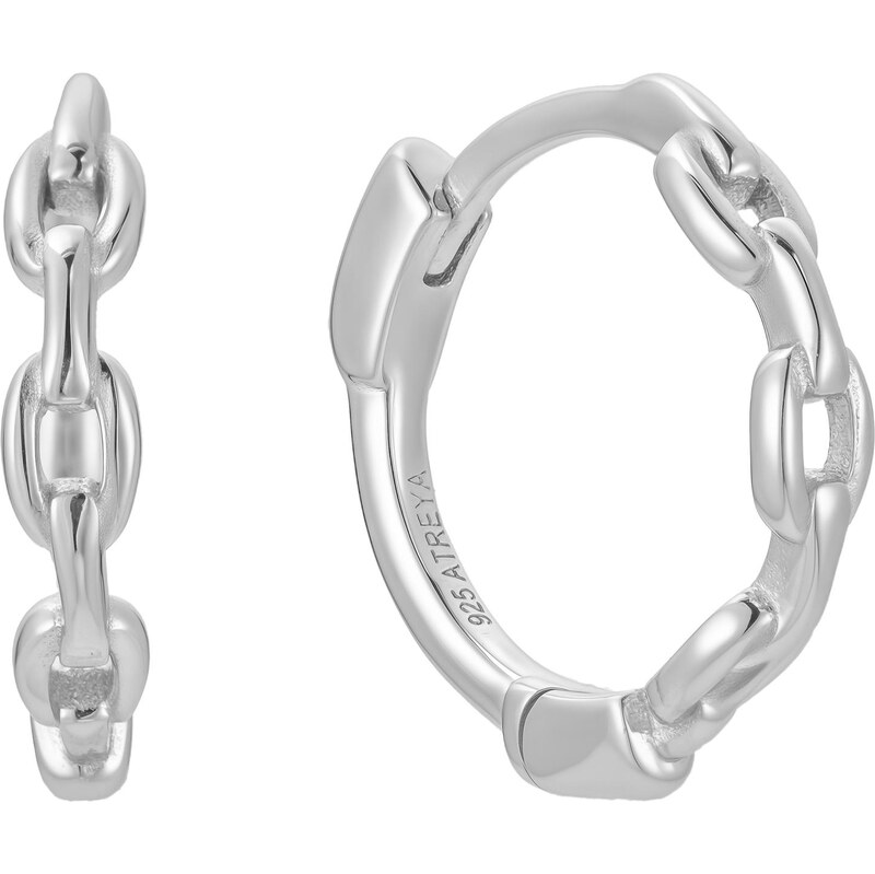 Atreya Stříbrné kruhové náušnice Link Mini Hoops - Prémiová edice 110797686