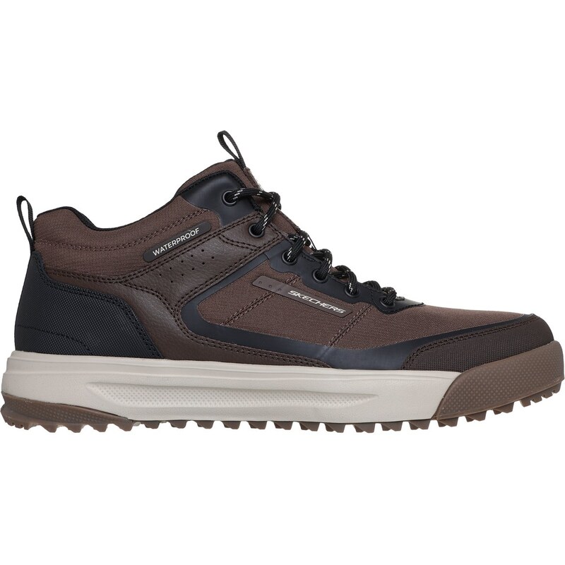 Skechers Muži Waterproof: Urban Street Hiker Shoes v Hnědý,