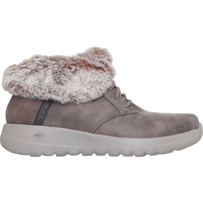 Skechers Ženy Slip-ins: On-The-GO Joy - Cozy Charm Shoes v Temná