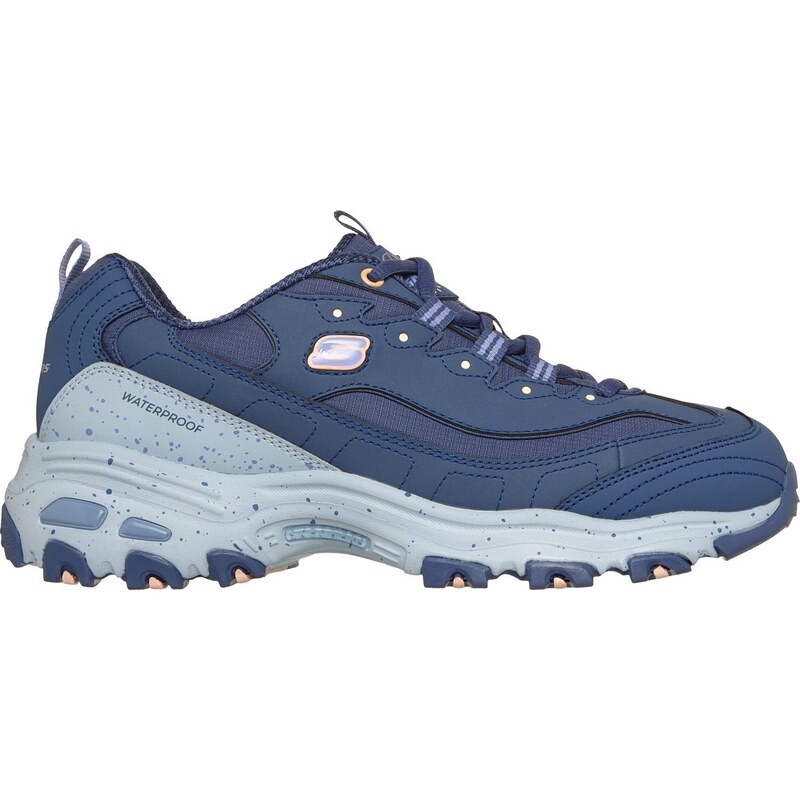 Skechers Ženy Waterproof: DLites - Misty Glow Shoes v Modrý,