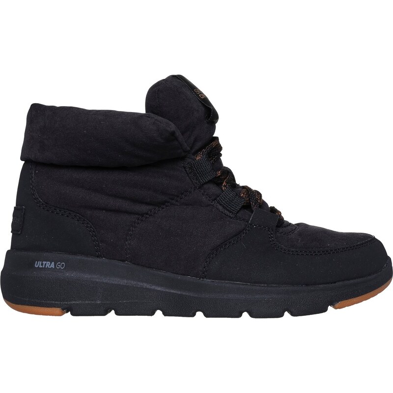 Skechers Ženy Glacial Ultra - Trend Up Shoes v Černá, Velikost