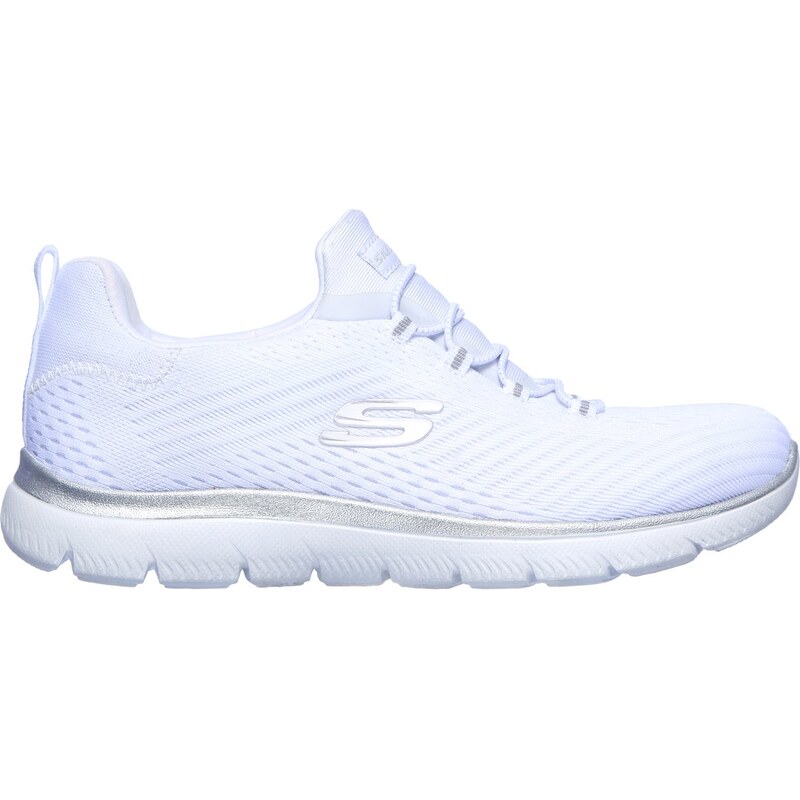 Skechers Ženy Summits - Fast Attraction Shoes v Bílý/Stříbrná, 110796998