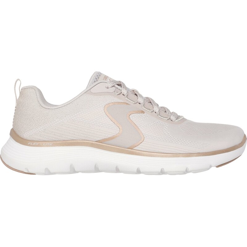 Skechers Ženy Flex Appeal 5.0 - Luxe Glow Shoes v Prírodní/Zlatý