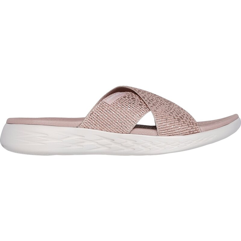 Skechers Ženy On-The-GO 600 - Glistening Shoes v Růžové Zlato, 114740838