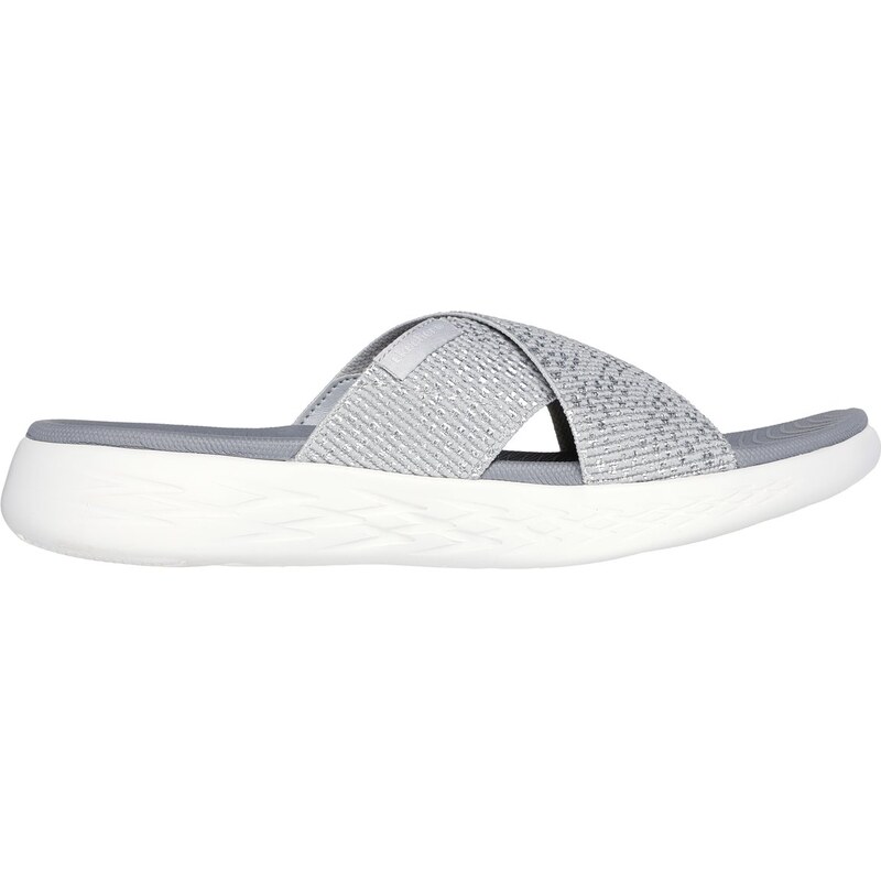 Skechers Ženy On-The-GO 600 - Glistening Shoes v Stříbrná,