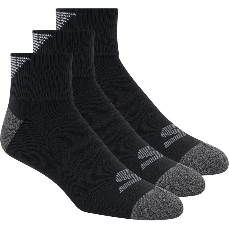 Skechers Muži 3 Pack Mens Half Terry Quarter Crew ponožky v