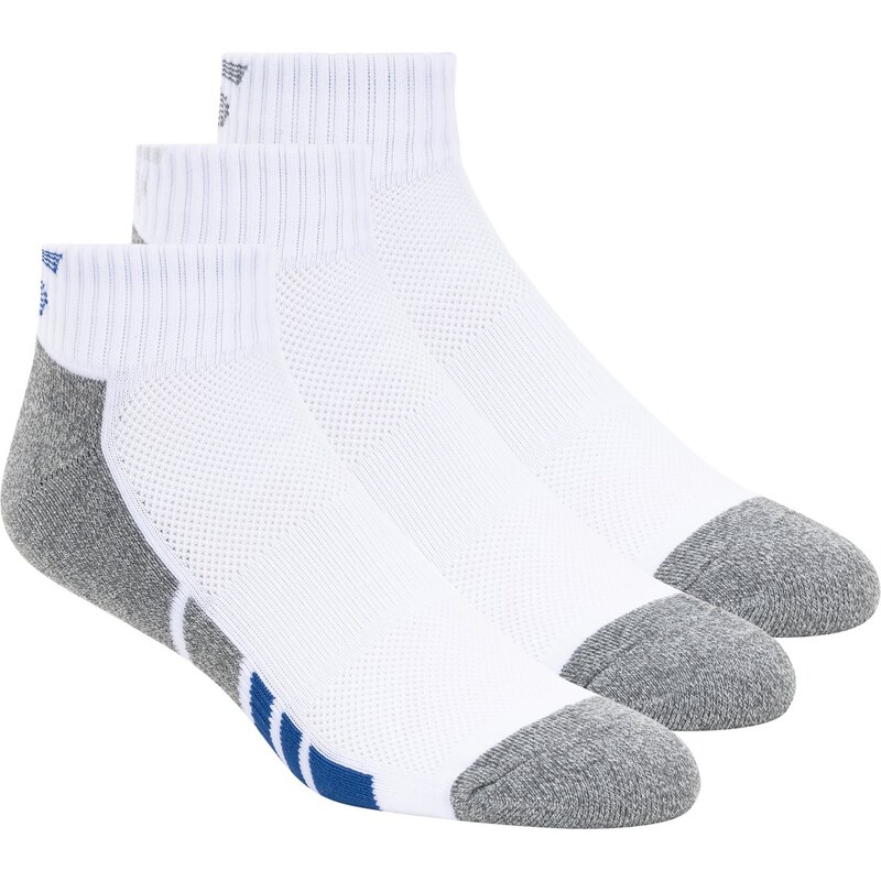 Skechers Muži 3 Pack Mens Half Terry Quarter Crew ponožky v Bílý