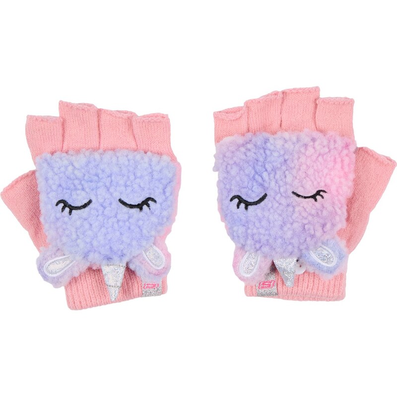 Skechers Flip Top Sherpa Unicorn Gloves