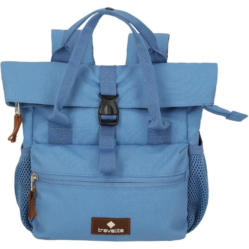 Městský batoh Travelite Basics Short Handle Mini Denim 110798276