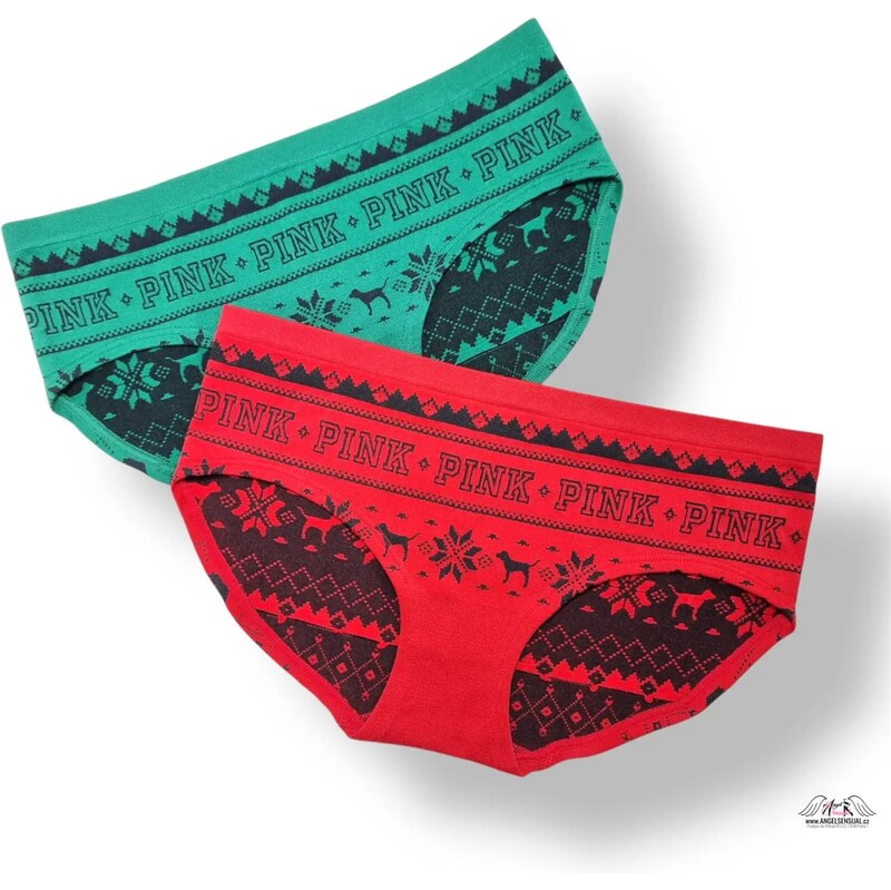 PINK 2-Pack /S/ Hipster Kalhotky