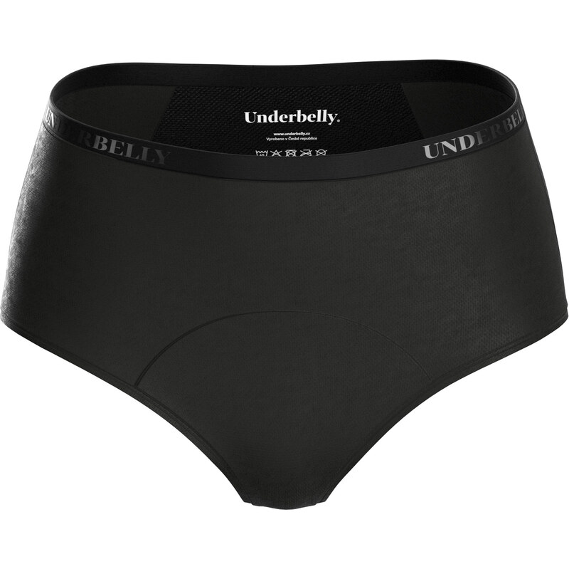 Menstruační kalhotky Underbelly Classi černé (CLASSI-CE-EM-3-PAD