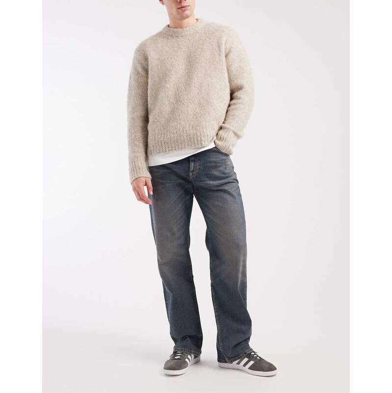 Tommy Jeans Otis regular straight leg jeans in mid wash blue