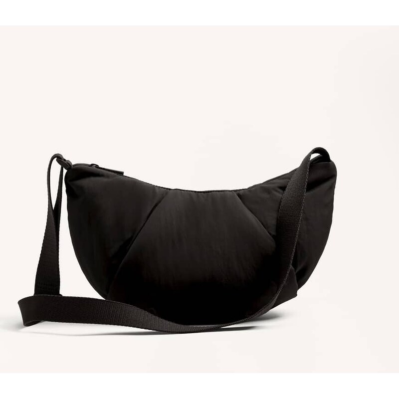 OYSHO quilted crossbody bag in black