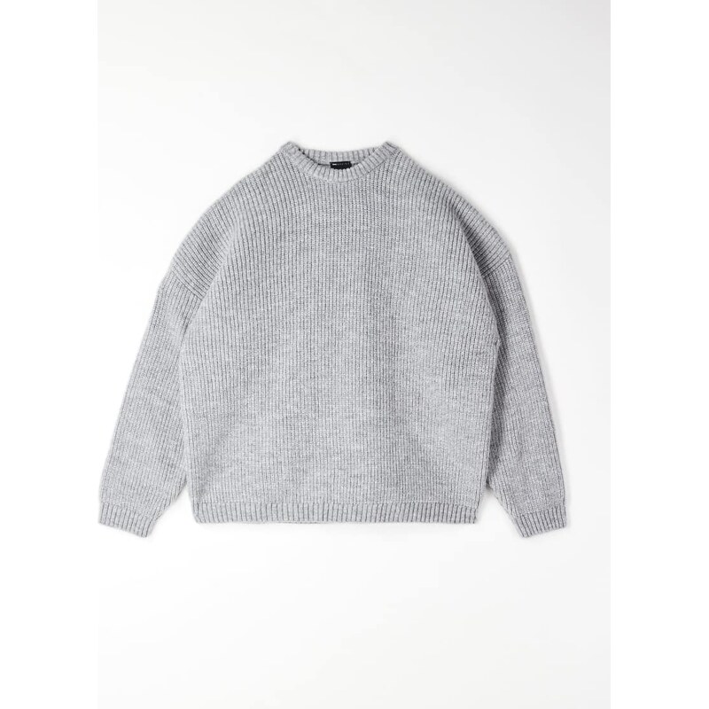 ASOS DESIGN super oversized boxy fit knitted fisherman rib