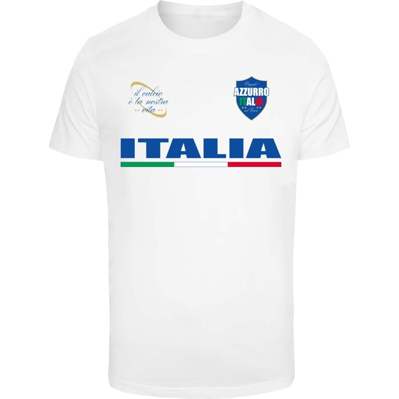 Mister Tee Tričko Italia modrá / zelená / červená / bílá