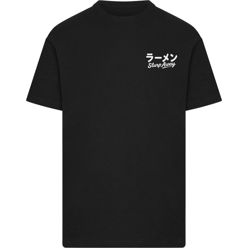Merchcode Tričko Japanese Ramen černá / bílá