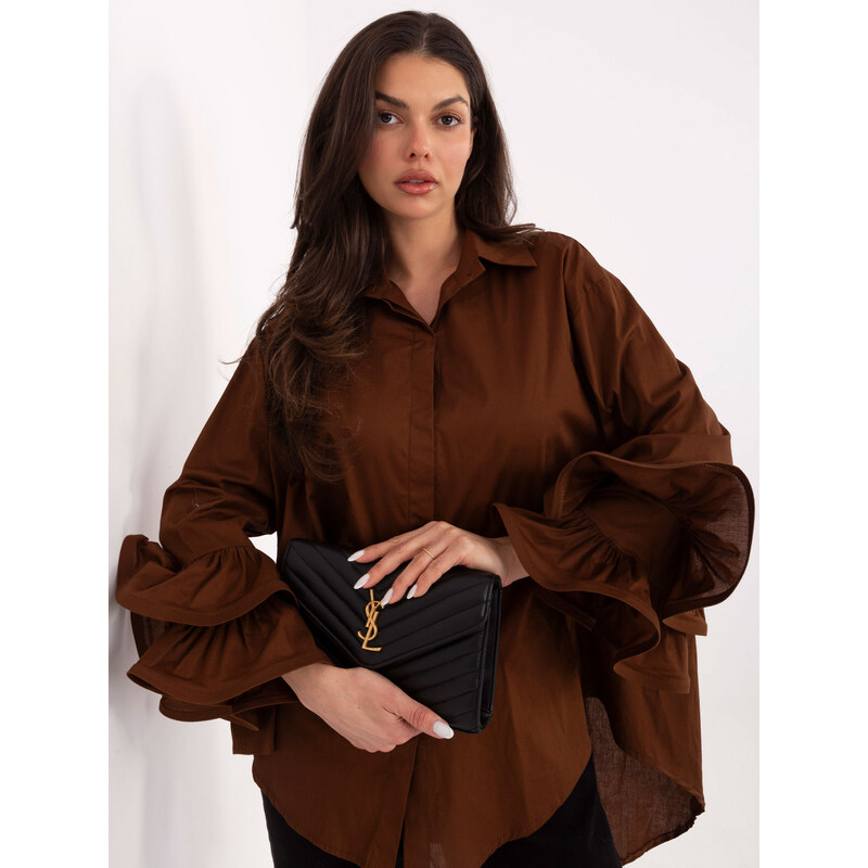 MODA ITALY Shirt-IT-KS-8381.56-brown