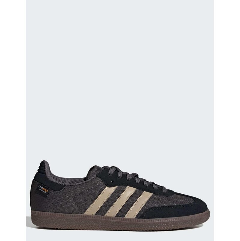 adidas Originals Samba OG trainers in black and khaki