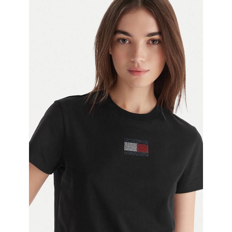 Tommy Jeans dámské černé tričko