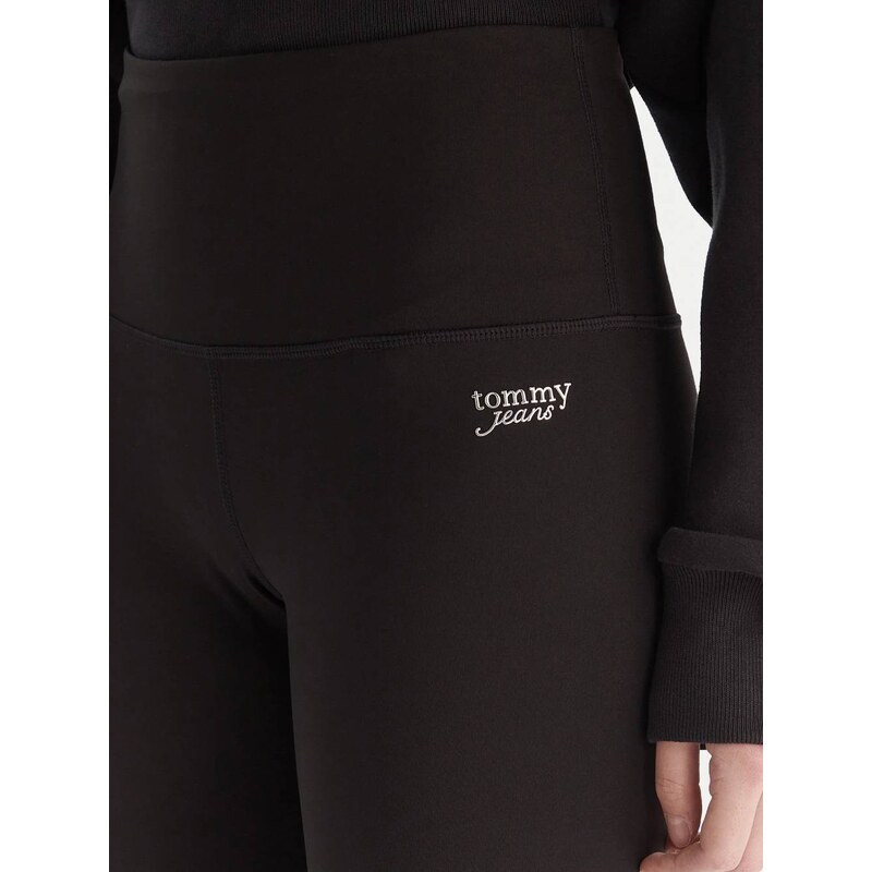 Tommy Jeans dámské černé legíny