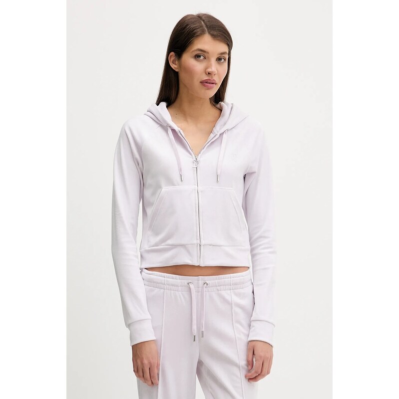 Juicy Couture Velurová mikina Juicy Couture