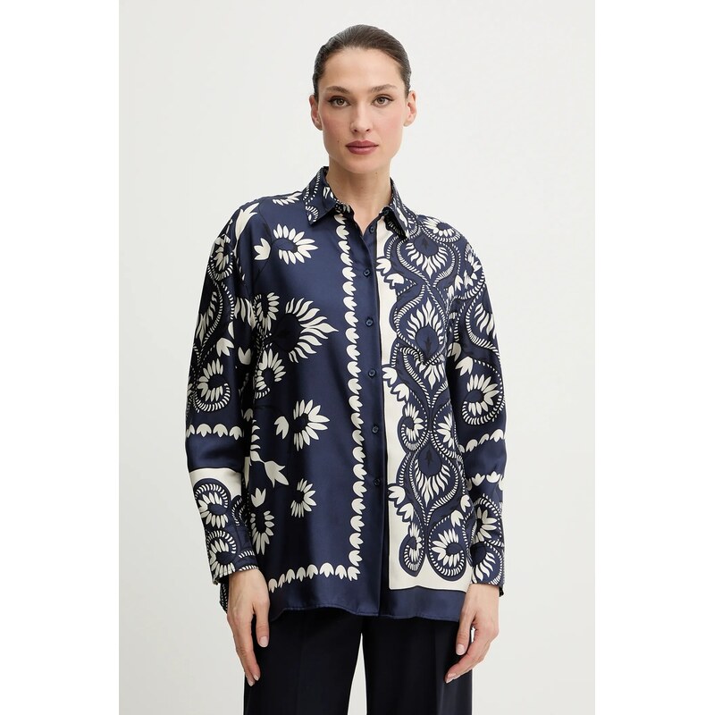 Hedvábné tričko Weekend Max Mara LASTRA 110818173